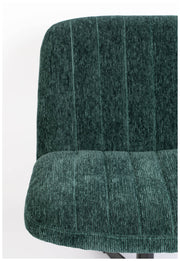 Lounge Sessel BELMOND Cordstoff Grün drehbar