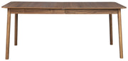 Esstisch GLIMPS von ZUIVER 180 x 90 ausziehbar Walnuss furniert