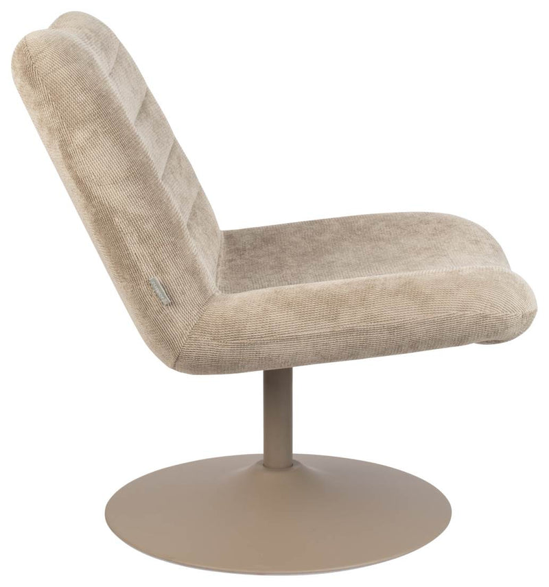 Zuiver Lounge Sessel BUBBA Beige drehbar