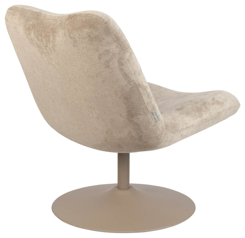 Zuiver Lounge Sessel BUBBA Beige drehbar