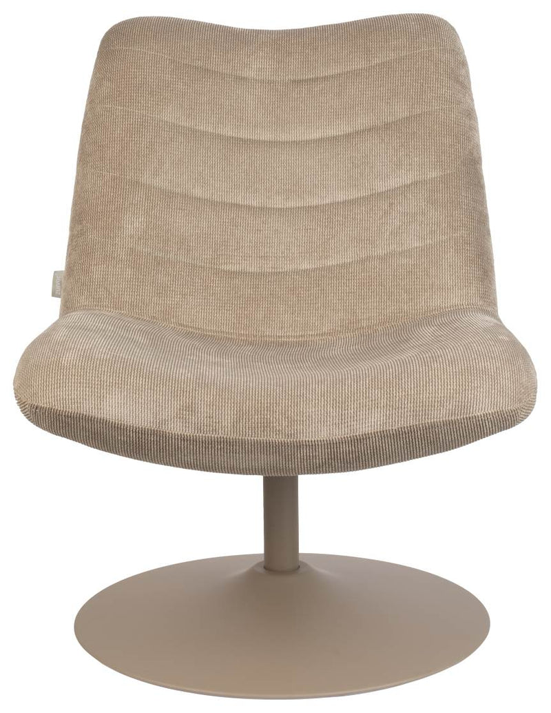 Zuiver Lounge Sessel BUBBA Beige drehbar