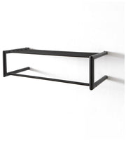 Wandgarderobe Smooth Stahlrohr Schwarz pulverbeschichtet von Spinder