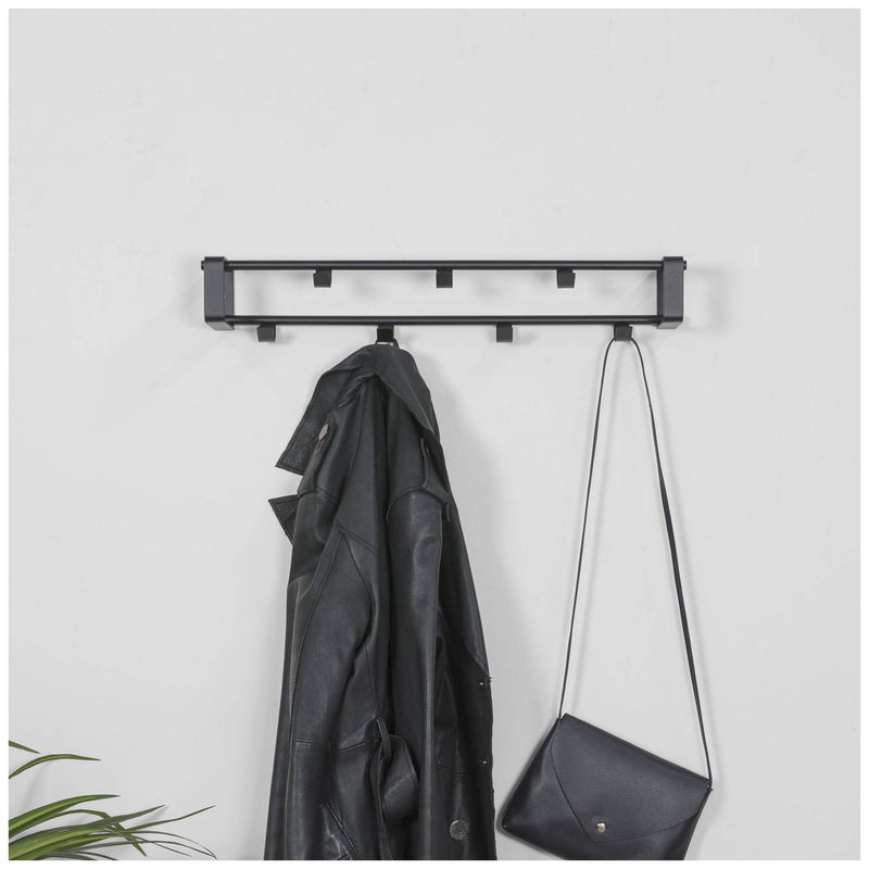 Wandgarderobe REX 1 Schwarz Garderobenhaken von Spinder