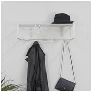 Garderobe Rex 2 Weiß pulverbeschichtet Wandgarderobe von Spinder