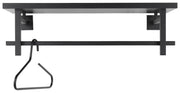 Wandgarderobe SIMPLON Stahlrohr Schwarz pulverbeschichtet von Spinder