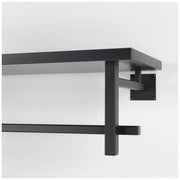 Wandgarderobe SIMPLON Stahlrohr Schwarz pulverbeschichtet von Spinder