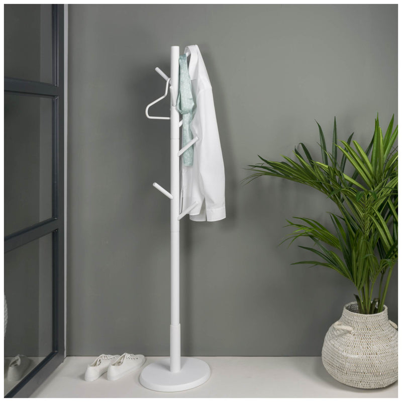 Kleiderständer BRO Weiß Design Garderobe Höhe 170 cm von Spinder