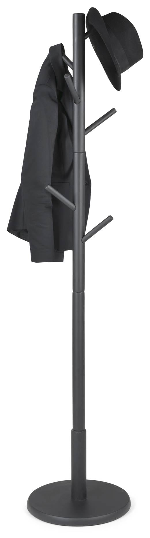 Kleiderständer BRO Schwarz Design Garderobe Höhe 170 cm von Spinder