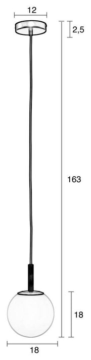 ORION Pendelleuchte Hängelampe von Zuiver Ø 18 cm