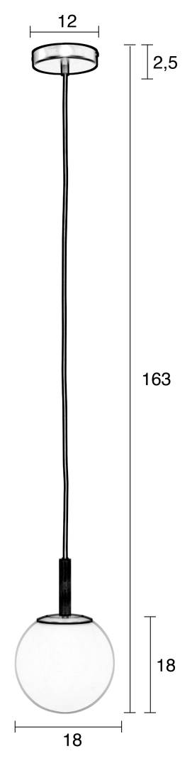 ORION Pendelleuchte Hängelampe von Zuiver Ø 18 cm