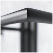 Wandgarderobe SENZA 1 Stahl Schwarz Garderobenhalter Spinder Design