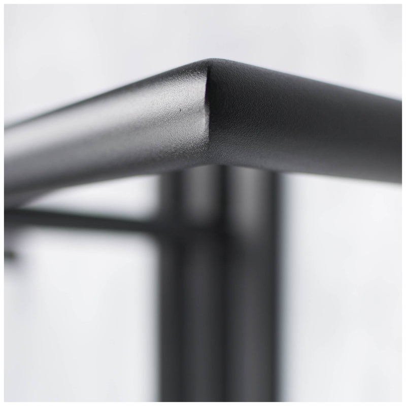 Wandgarderobe SENZA 1 Stahl Schwarz Garderobenhalter Spinder Design