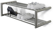 Schuhregal SOENZ Edelstahl Wandregal mit 2 Ablagen von Spinder Design