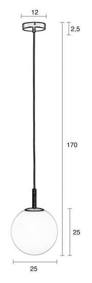 ORION Pendelleuchte Hängelampe von Zuiver Ø 25 cm