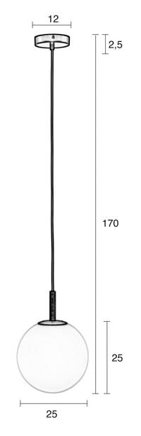 ORION Pendelleuchte Hängelampe von Zuiver Ø 25 cm