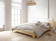 Futonbett Bett ELAN Massivholzbett Gestell Kiefer natur von Karup