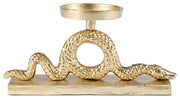 Kerzenständer Schlange KEEP THE SNAKES AWAY BLOCK Gold von BOLD Monkey
