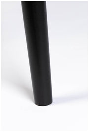 Esstisch FABIO Eiche schwarz Ø 120 cm mit runder Platte