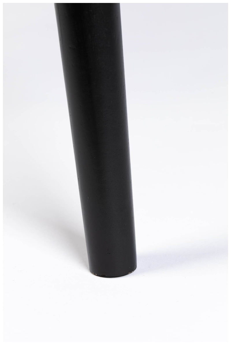 Esstisch FABIO Eiche schwarz Ø 120 cm mit runder Platte