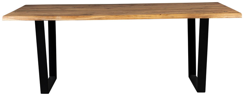 Esstisch AKA mit Baumkante 200 x 90 cm Akazie  von DUTCH BONE