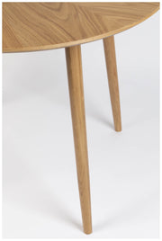 Esstisch FABIO Eiche furniert Ø 120 cm mit runder Platte