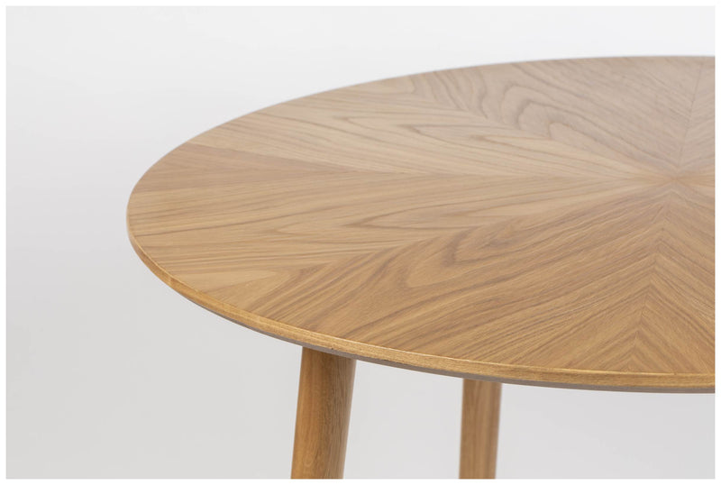Esstisch FABIO Eiche furniert Ø 120 cm mit runder Platte