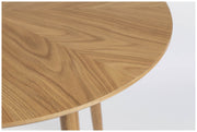 Esstisch FABIO Eiche furniert Ø 120 cm mit runder Platte