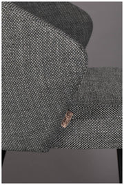 Esszimmerstuhl WALDO Anthrazit Stuhl von DUTCHBONE