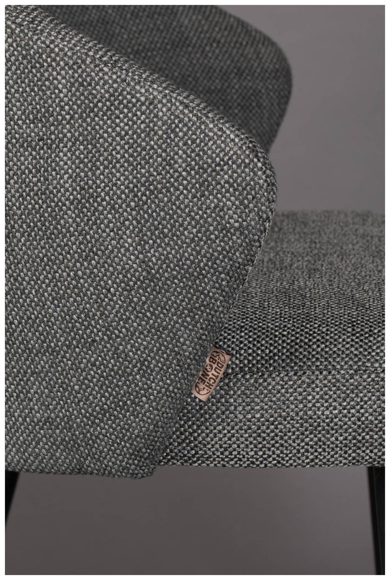 Esszimmerstuhl WALDO Anthrazit Stuhl von DUTCHBONE