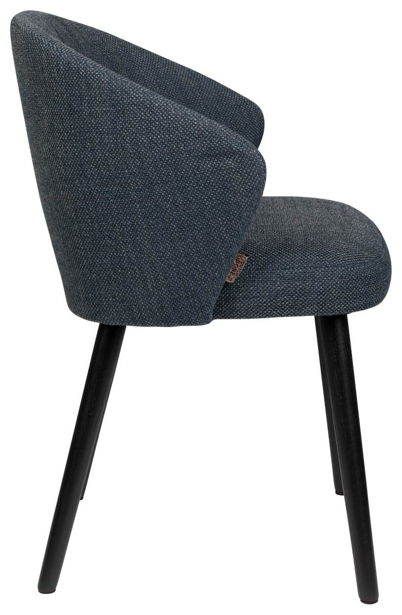 Esszimmerstuhl WALDO Blau Stuhl von DUTCHBONE