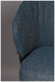 Esszimmerstuhl WALDO Blau Stuhl von DUTCHBONE