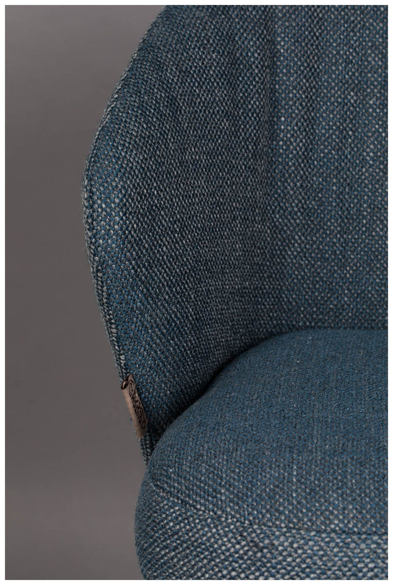 Esszimmerstuhl WALDO Blau Stuhl von DUTCHBONE