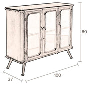 Vintage Metall Sideboard DENZA von DutchBone