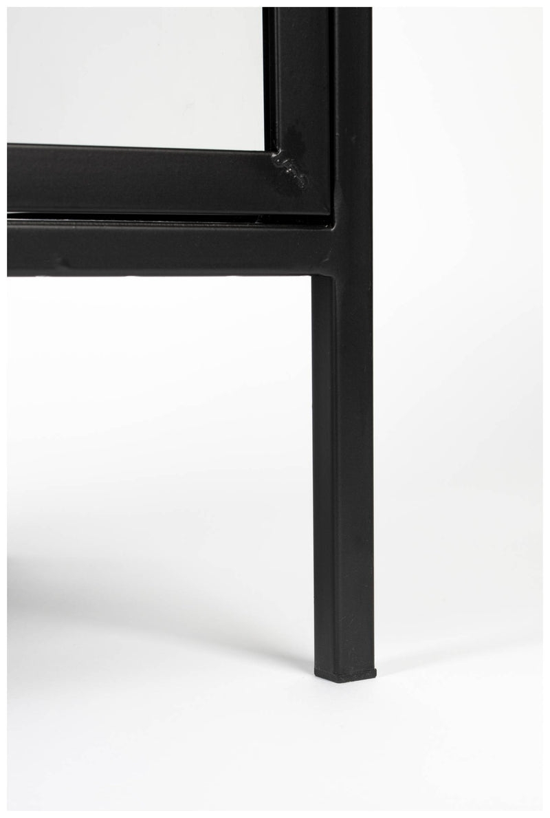 Weinschrank Weinregal ROB Vitrine aus Metall im Vintage Style