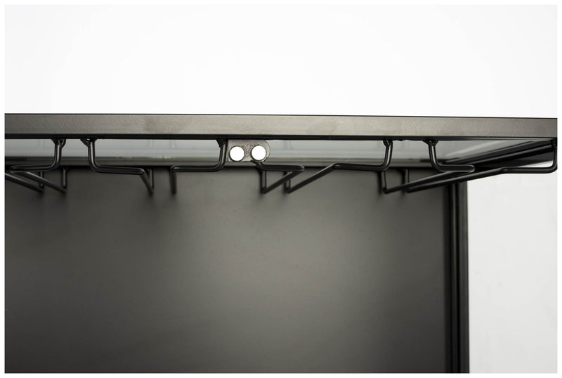 Weinschrank Weinregal ROB Vitrine aus Metall im Vintage Style