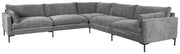 Zuiver Ecksofa Sofa SUMMER ANTHRAZIT 7-Sitzer