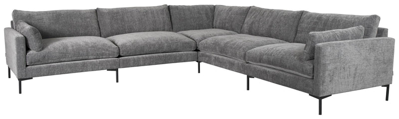 Zuiver Ecksofa Sofa SUMMER ANTHRAZIT 7-Sitzer
