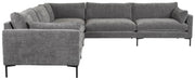 Zuiver Ecksofa Sofa SUMMER ANTHRAZIT 7-Sitzer