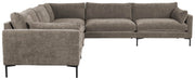 Zuiver Ecksofa Sofa SUMMER COFFEE 7-Sitzer
