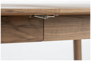 Esstisch GLIMPS von ZUIVER 120 x 80 ausziehbar Walnuss furniert