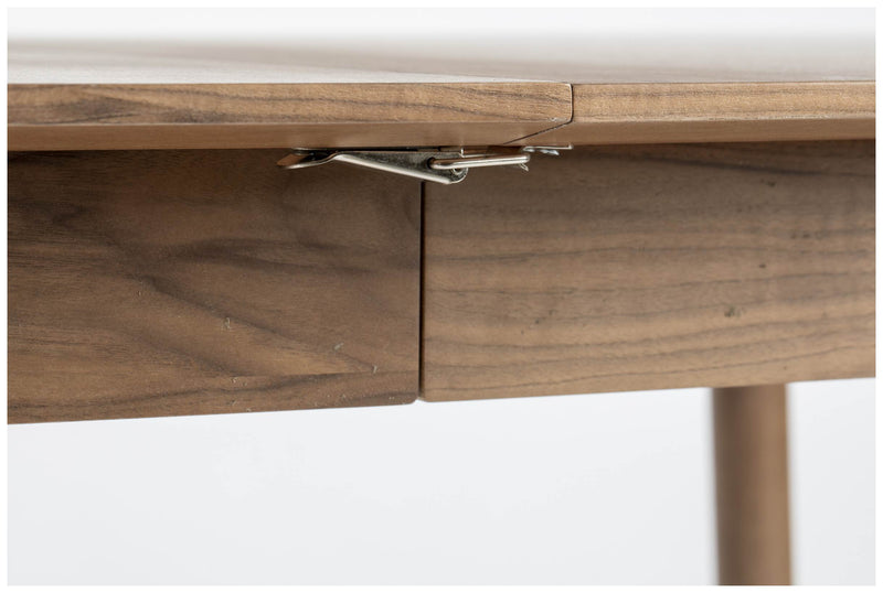 Esstisch GLIMPS von ZUIVER 120 x 80 ausziehbar Walnuss furniert