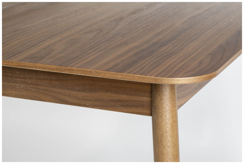 Esstisch GLIMPS von ZUIVER 120 x 80 ausziehbar Walnuss furniert