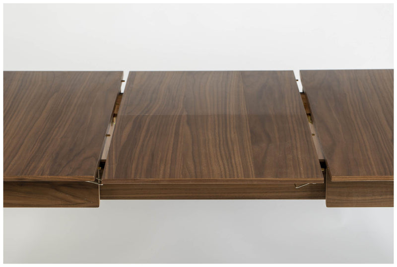 Esstisch GLIMPS von ZUIVER 120 x 80 ausziehbar Walnuss furniert