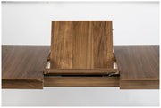 Esstisch GLIMPS von ZUIVER 120 x 80 ausziehbar Walnuss furniert