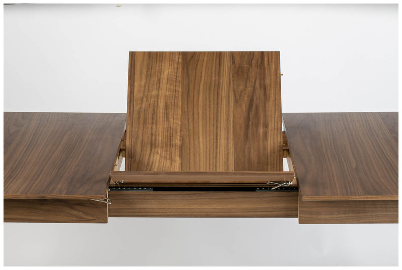Esstisch GLIMPS von ZUIVER 120 x 80 ausziehbar Walnuss furniert