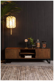 Sideboard Lowboard SAROO von DutchBone aus Mangoholz