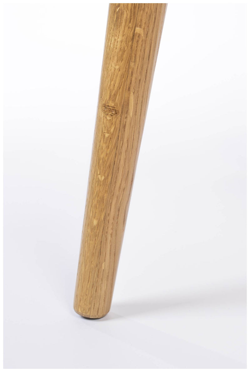 Beistelltisch BARBIER NATURAL von ZUIVER Esche lackiert
