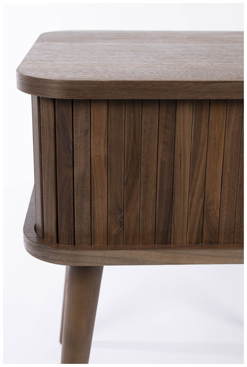 Beistelltisch BARBIER WALNUSS von ZUIVER