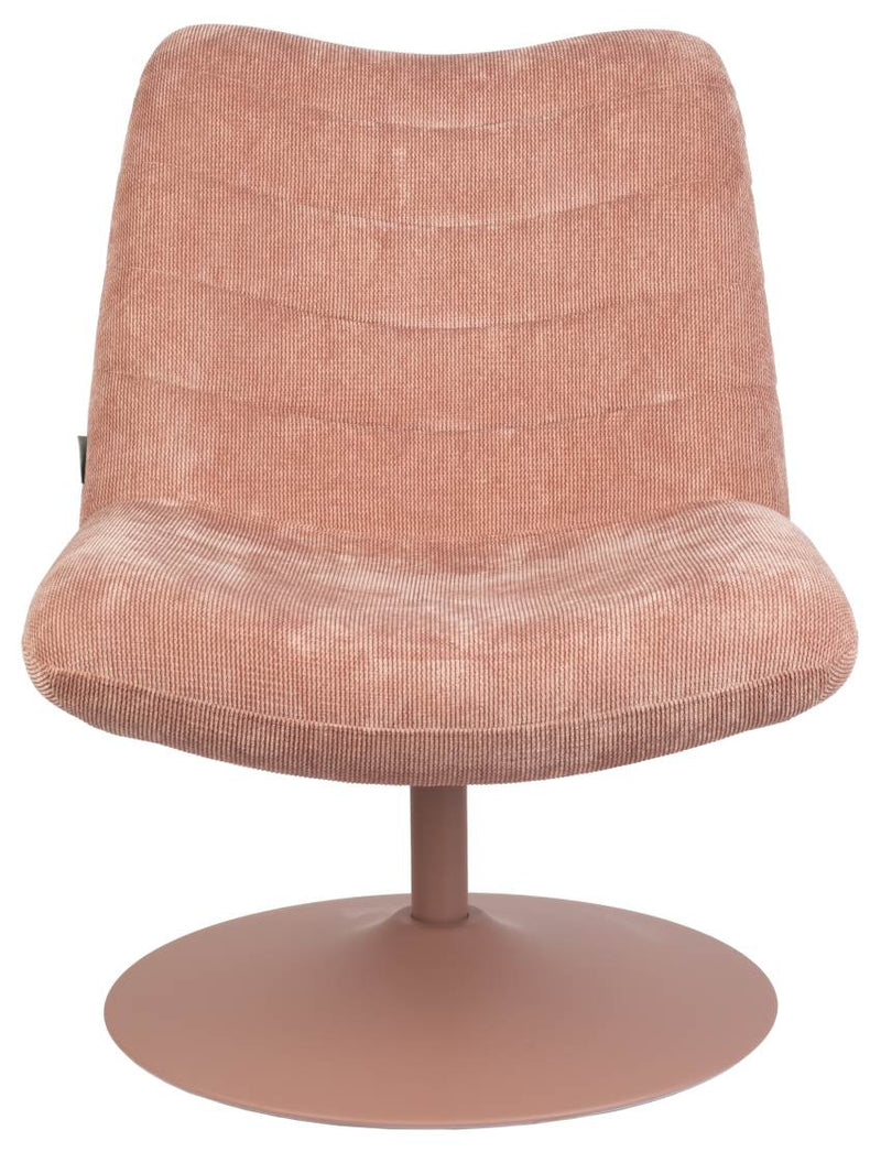 Zuiver Lounge Sessel BUBBA Pink drehbar