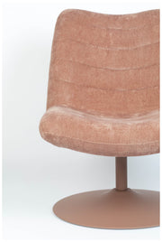 Zuiver Lounge Sessel BUBBA Pink drehbar